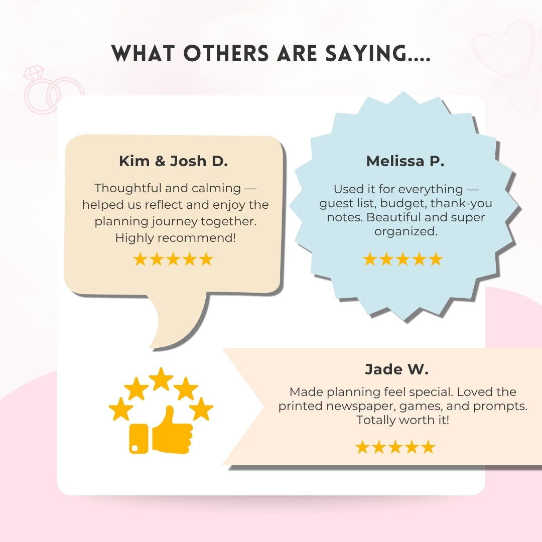 The Wedding & Couple’s Essentials Bundle – Your Complete Guide from Engagement to Honeymoon