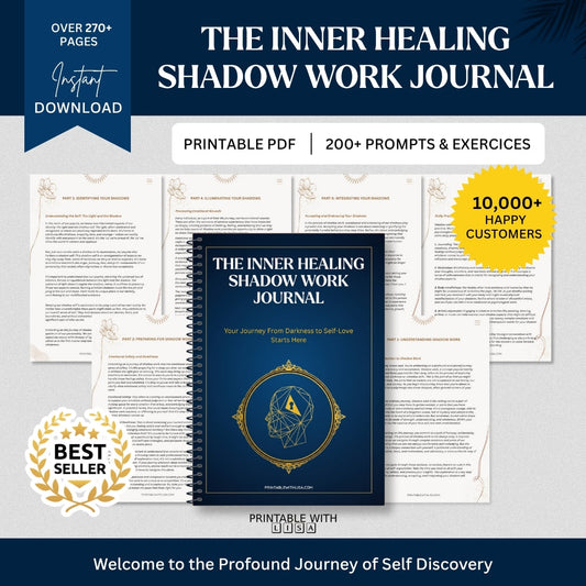 The Inner Healing Shadow Work Journal – Your Guide to Wholeness & Self-Love