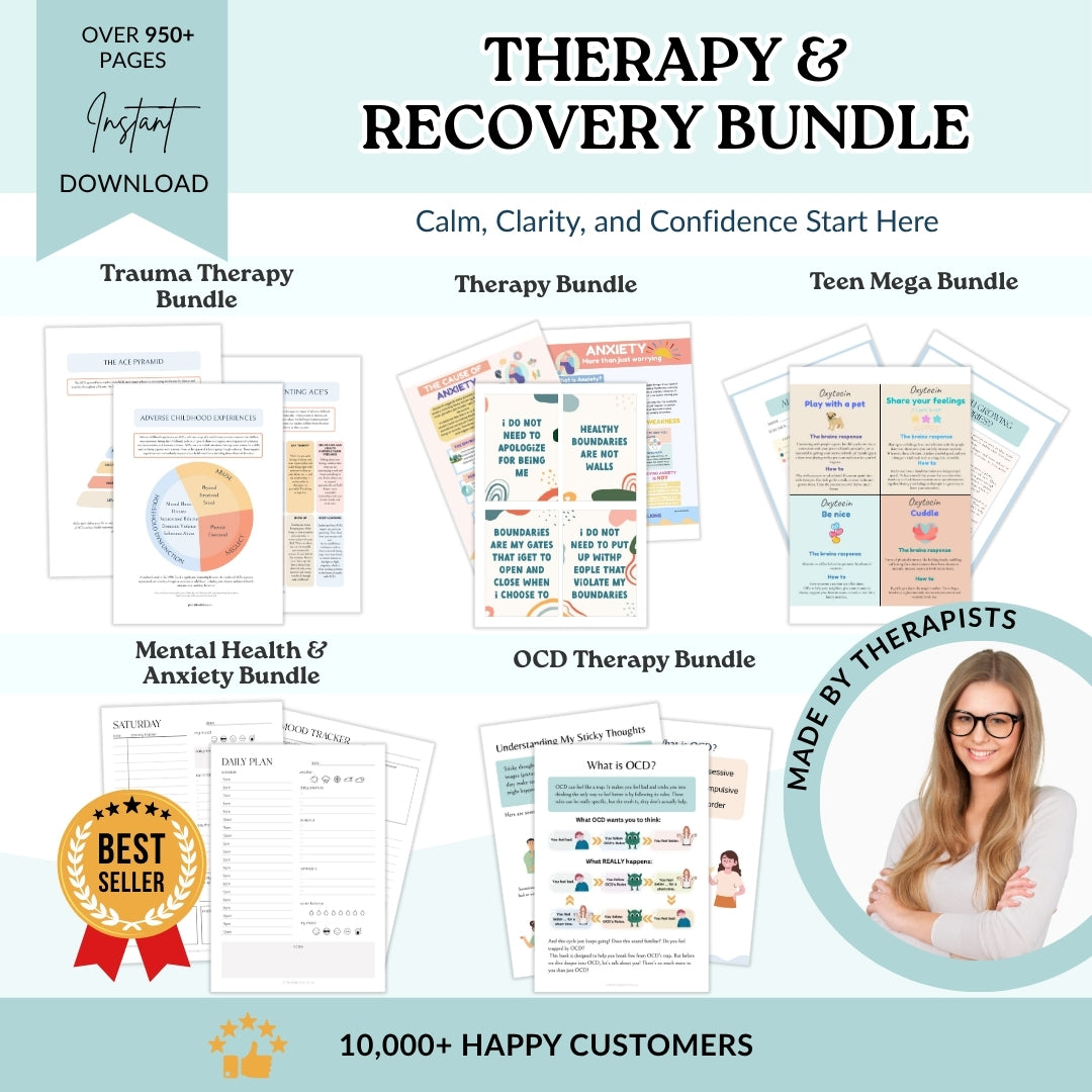 Therapy and Recovery Bundle – Calm Anxiety, Heal Trauma, Reclaim Peace