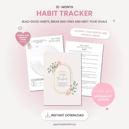 Ultimate Life Changer Printable Bundle - 9-in-1 Printable Set for Self-Care, Budget, Fitness, Goals, and More (200+ Pages) - PRINTABLEWITHLisa