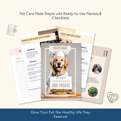 The Ultimate Pet Care Toolkit – 150+ Pages of Editable Planners, Guides & Checklists