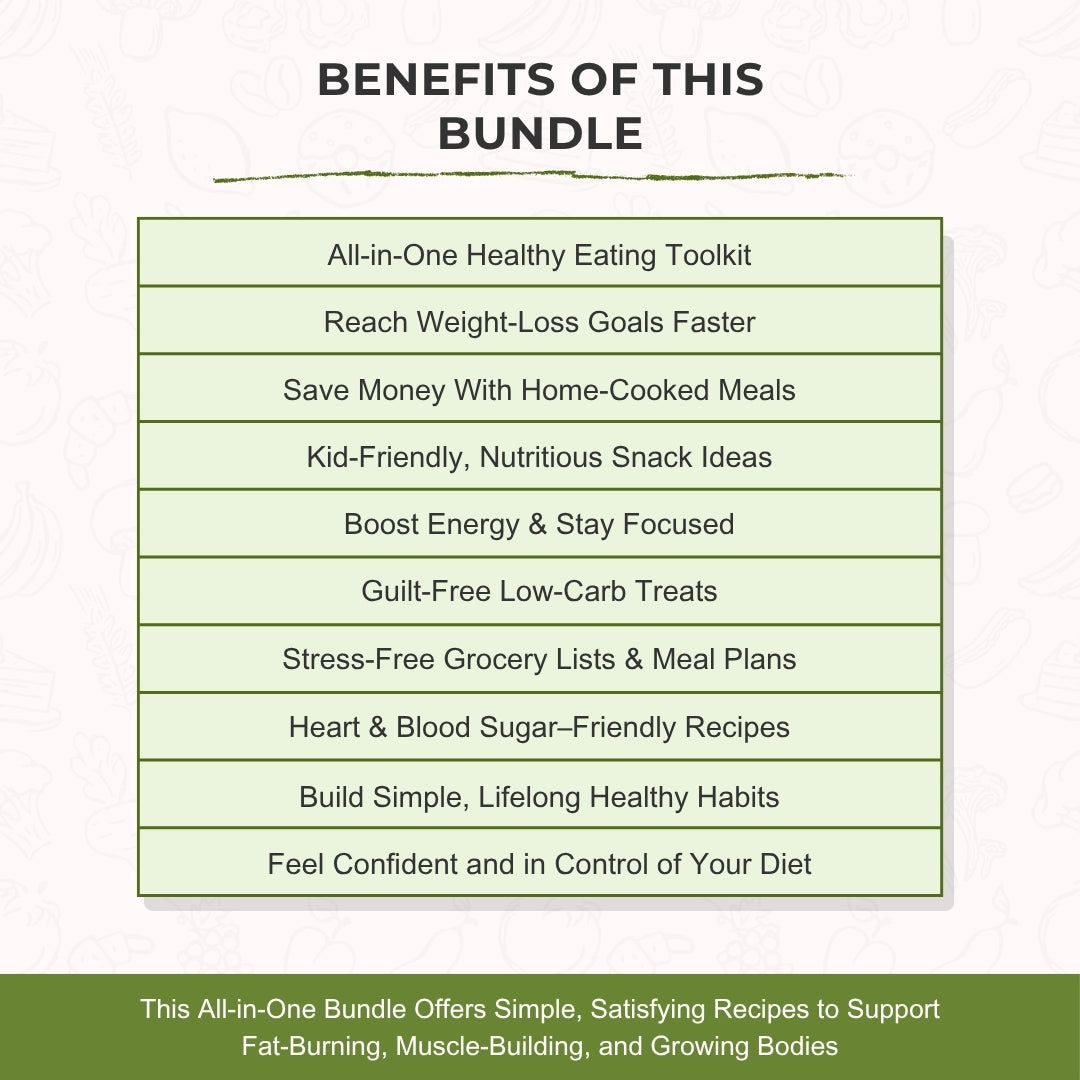 The Health & Nutrition Bundle – Balanced Recipes for Everybody