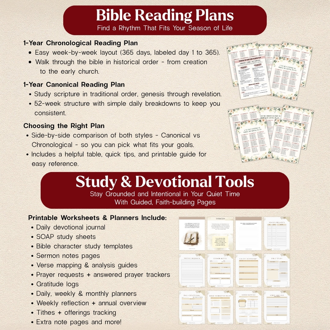 The Entire Bible Made Simple – 400+ Page Study & Devotional Bundle