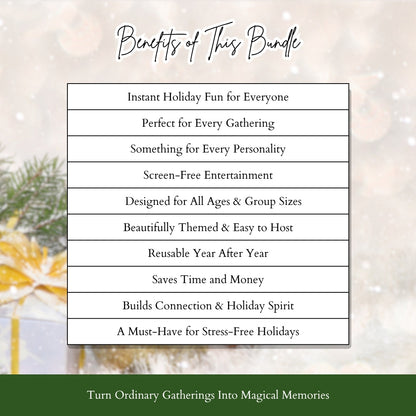 The Ultimate Christmas Game Mega Bundle – 65+ Magical Games for Unforgettable Holiday Fun