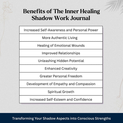 The Inner Healing Shadow Work Journal – Your Guide to Wholeness & Self-Love