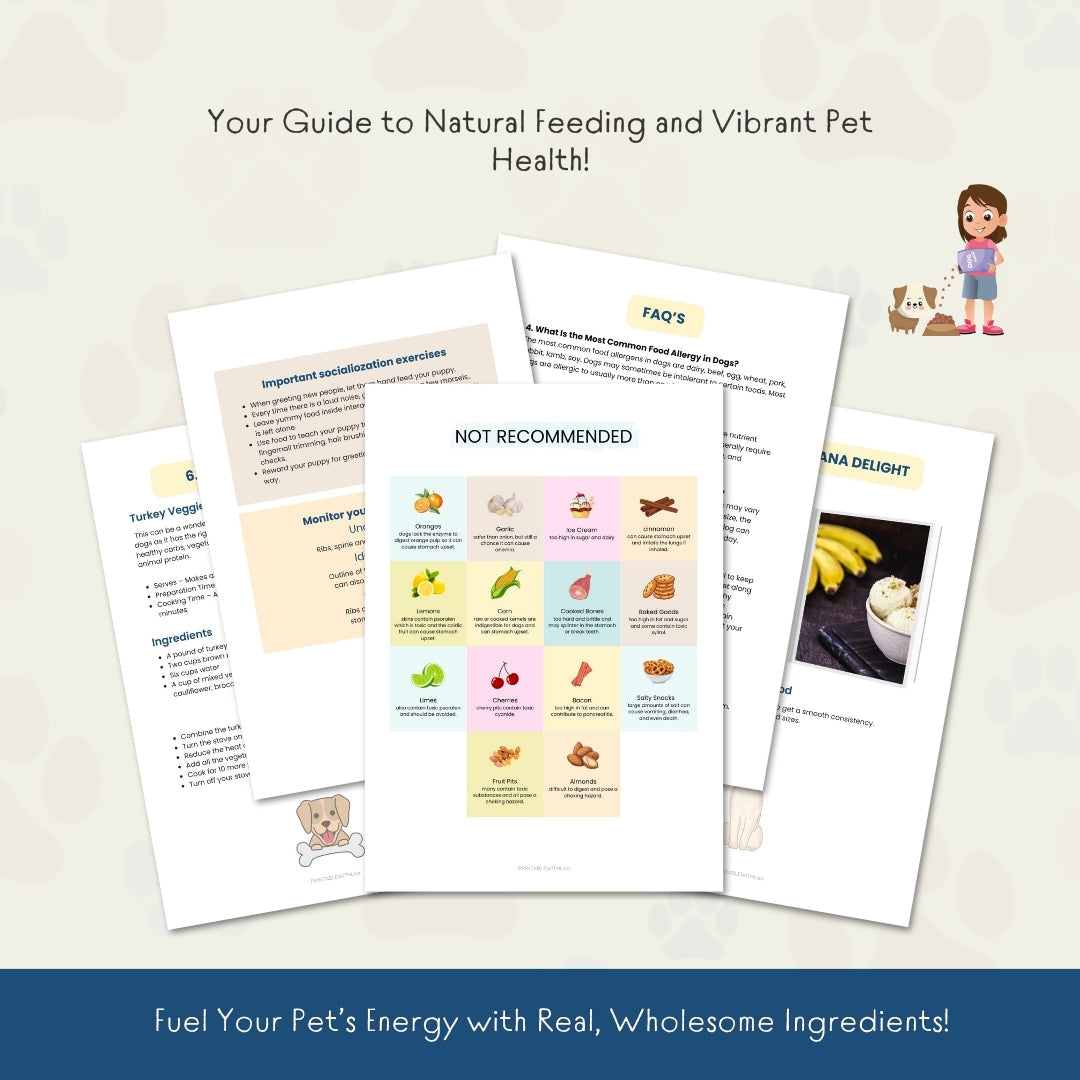 The Ultimate Raw Feeding Guide – 40+ Page BARF & Prey Model Meal Plan for Dogs