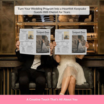 Couple Anniversary Newspaper Template – A Creative Touch for Your Big Day