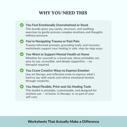 Therapy and Recovery Bundle – Calm Anxiety, Heal Trauma, Reclaim Peace