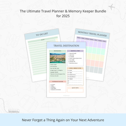 The Ultimate Travel Planner & Journal – Stress-Free Travel Planning & Memory Keeping in One