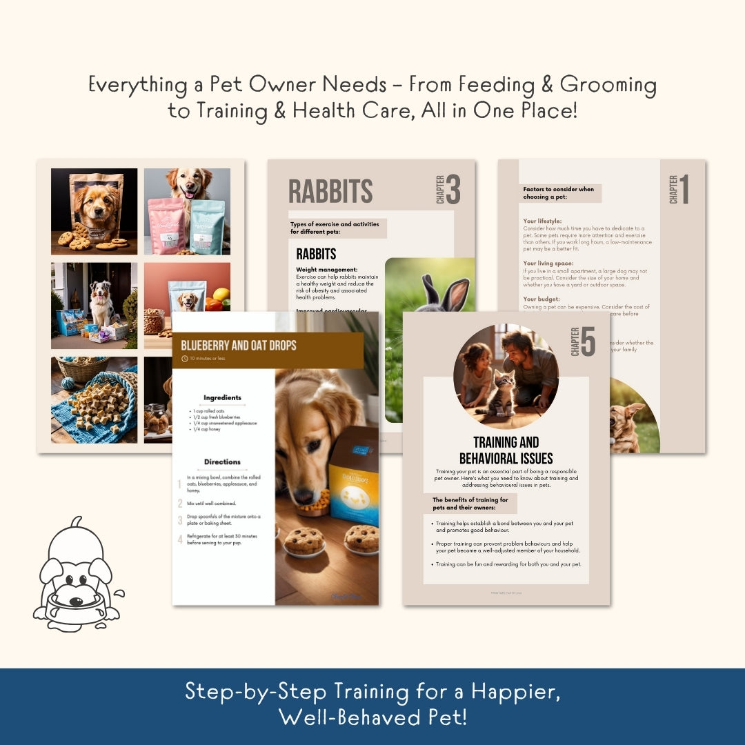 The Ultimate Pet Care Toolkit – 150+ Pages of Editable Planners, Guides & Checklists