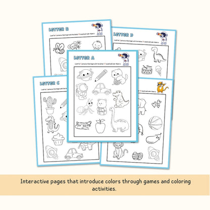 HOMESCHOOLING Kindergarten Busy Book, 90% Off! | 200+ Preschool & Toddler Worksheets | Kindergarten Curriculum | Level 1 - Pre-K Printables | Toddler Activity Book