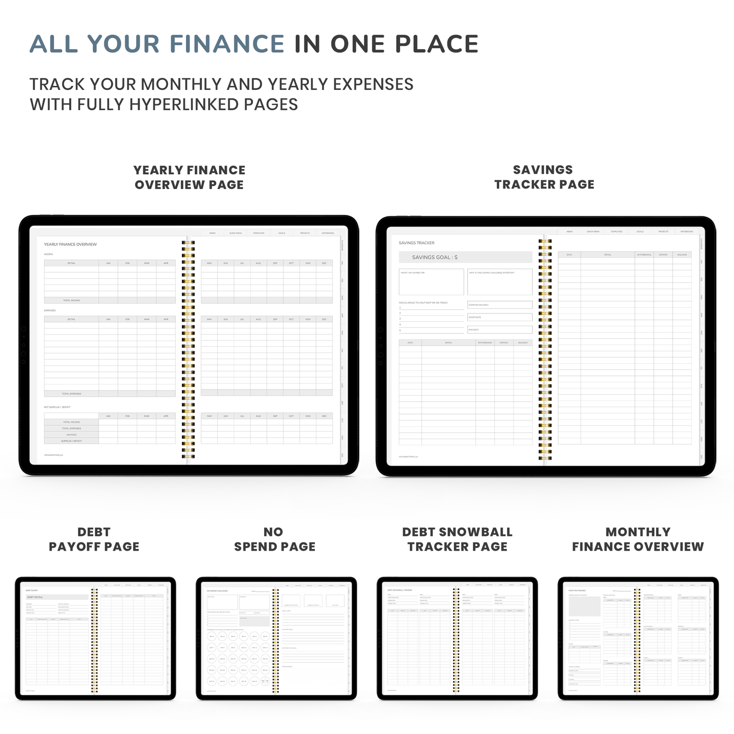 MODERN - NEUTRAL MINIMAL DIGITAL PLANNER - Digital Planner, Goodnotes Planner, iPad Planner, Notability Planner, Dated Digital Planner, 2023 2024 Undated Planner