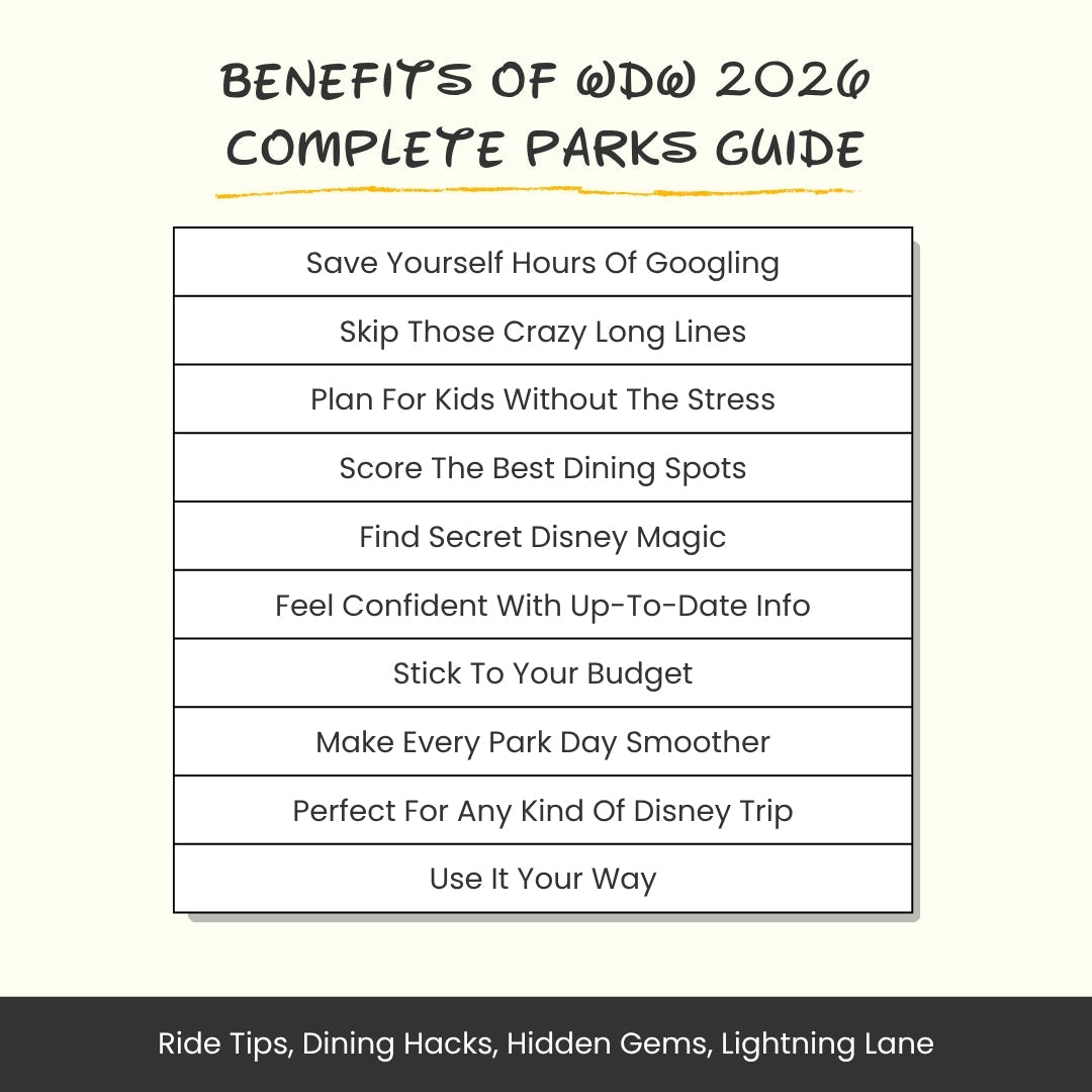 WDW 2026 Complete Parks Guide – Your Insider Strategy Playbook
