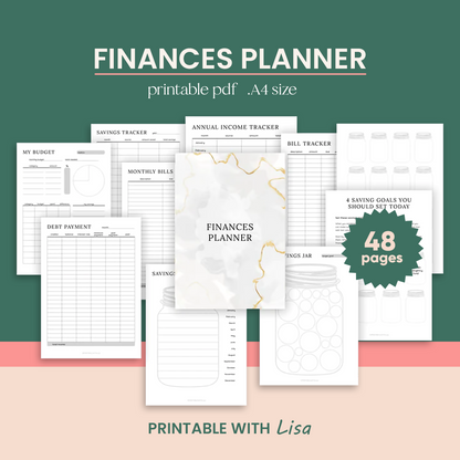 Mega ADHD Printable For Growth Mindset, ADHD Journal, ADHD Productivity Planner, ADHD Life Planner, Printable ADHD Planner