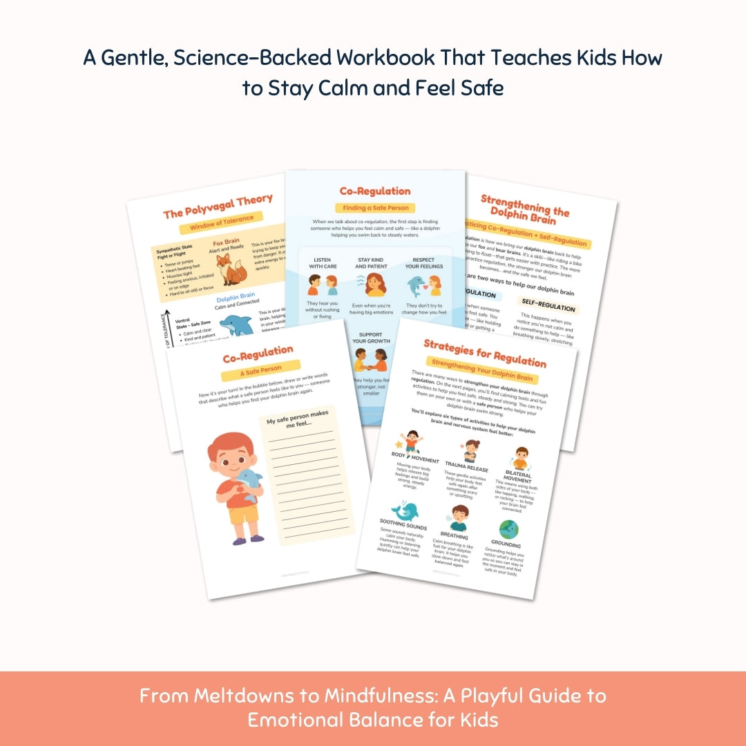 The Polyvagal Theory for Kids | Nervous System Regulation Workbook | Emotional Toolkit with Brain Metaphors