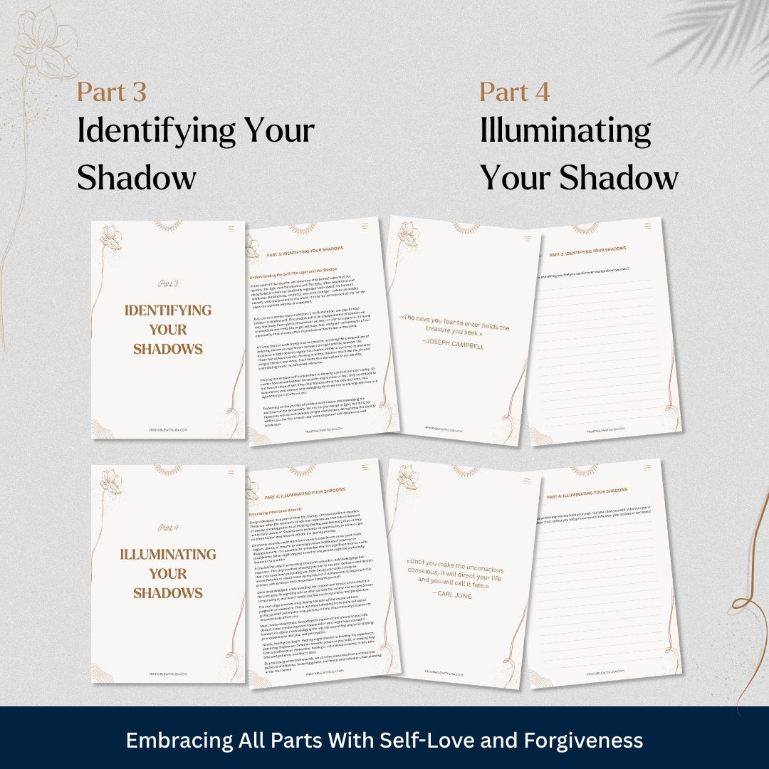 The Inner Healing Shadow Work Journal – Your Guide to Wholeness & Self-Love
