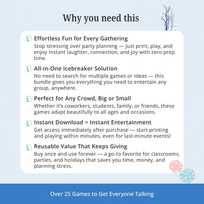 Icebreaker Games Bundle – Fun Party, Classroom & Team Icebreakers