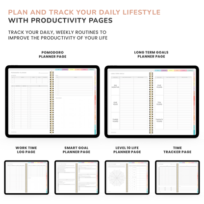 Digital Planner, Goodnotes Planner, iPad Planner, Notability Planner, Dated Digital Planner, 2023 2024 Undated Planner