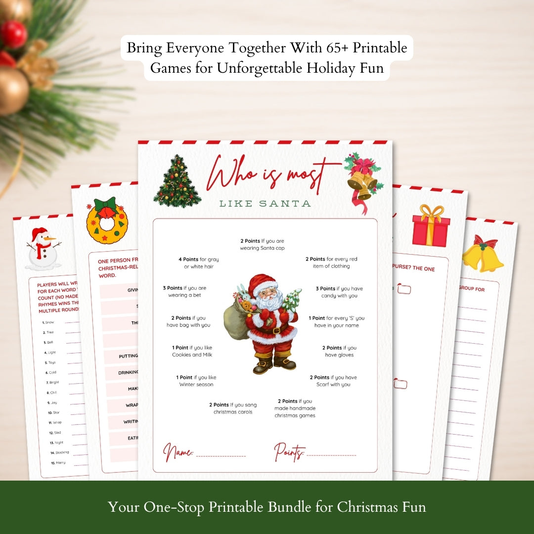 The Ultimate Christmas Game Mega Bundle – 65+ Magical Games for Unforgettable Holiday Fun