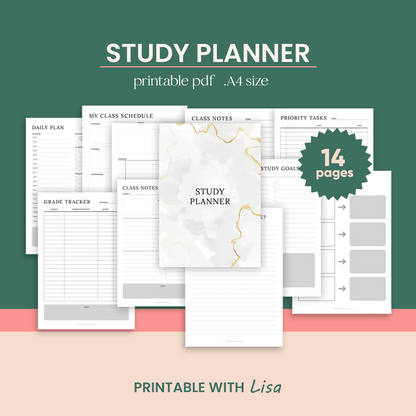 Mega ADHD Printable For Growth Mindset, ADHD Journal, ADHD Productivity Planner, ADHD Life Planner, Printable ADHD Planner