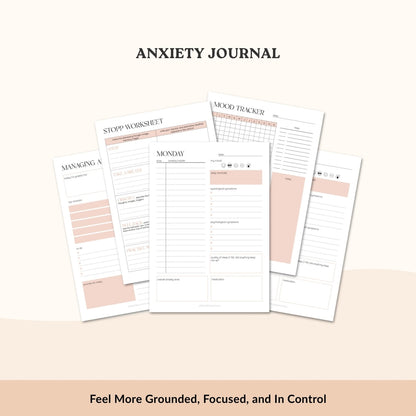 The Mental Clarity & Self-Care Bundle – 5 Therapist Tools for Focus, Calm, and Inner Balance