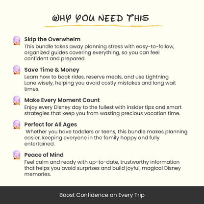 WDW 2025 Complete Parks Guide - The Ultimate 2025 Disney Family Planning Toolkit