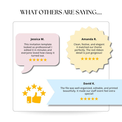 Holiday Party Invitation – Elegant Annual Staff Holiday Party Template