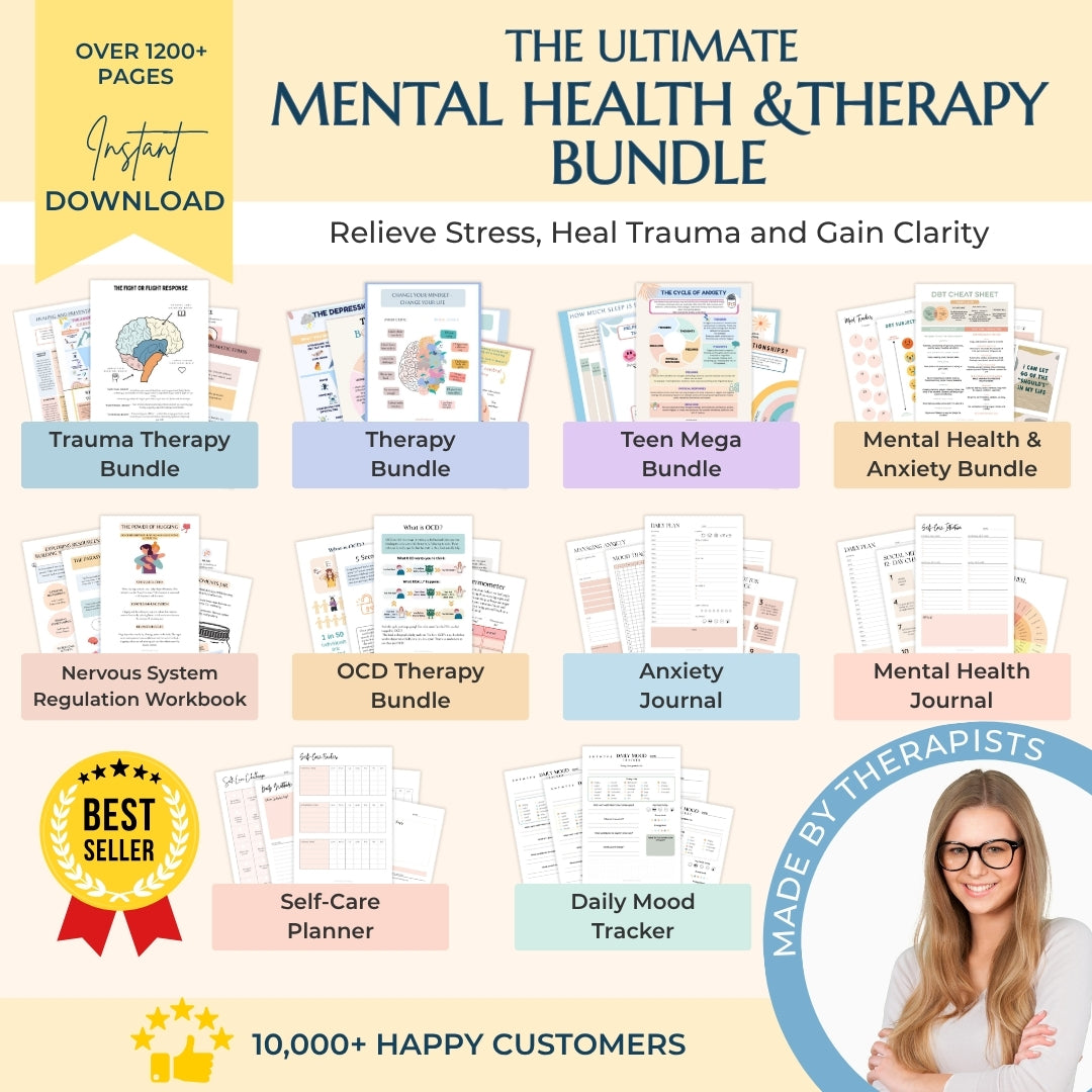 The Ultimate Mental Health & Therapy Bundle – Heal Anxiety, OCD, and Trauma