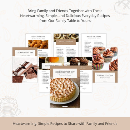 The Ultimate Recipe Book Template – Create Your Family Cookbook with Love