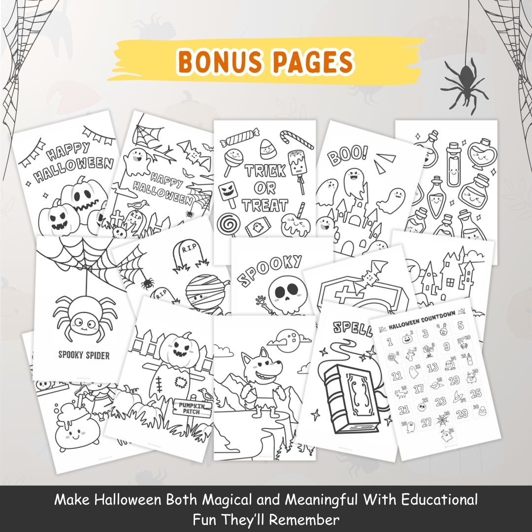 Halloween Busy Book for Toddlers & Preschoolers – Spooky-Smart Learning