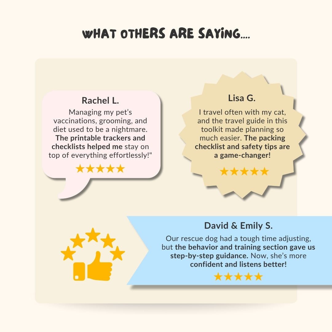 The Ultimate Pet Care Toolkit – 150+ Pages of Editable Planners, Guides & Checklists