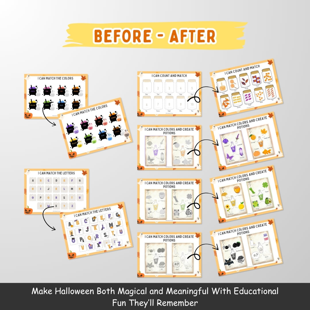 Halloween Busy Book for Toddlers & Preschoolers – Spooky-Smart Learning