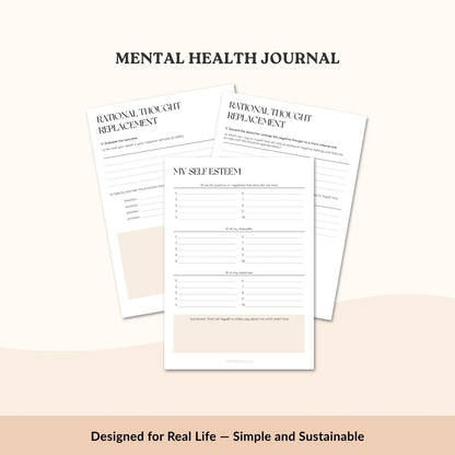 The Mental Clarity & Self-Care Bundle – 5 Therapist Tools for Focus, Calm, and Inner Balance