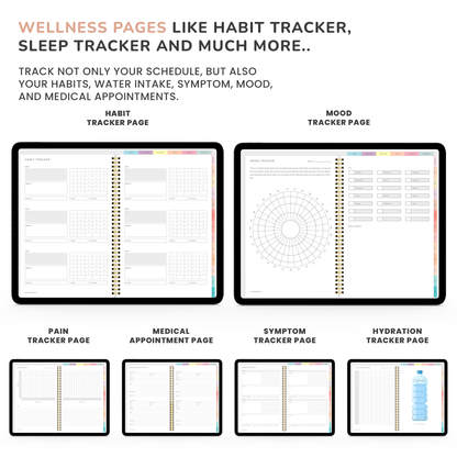 Digital Planner, Goodnotes Planner, iPad Planner, Notability Planner, Dated Digital Planner, 2023 2024 Undated Planner