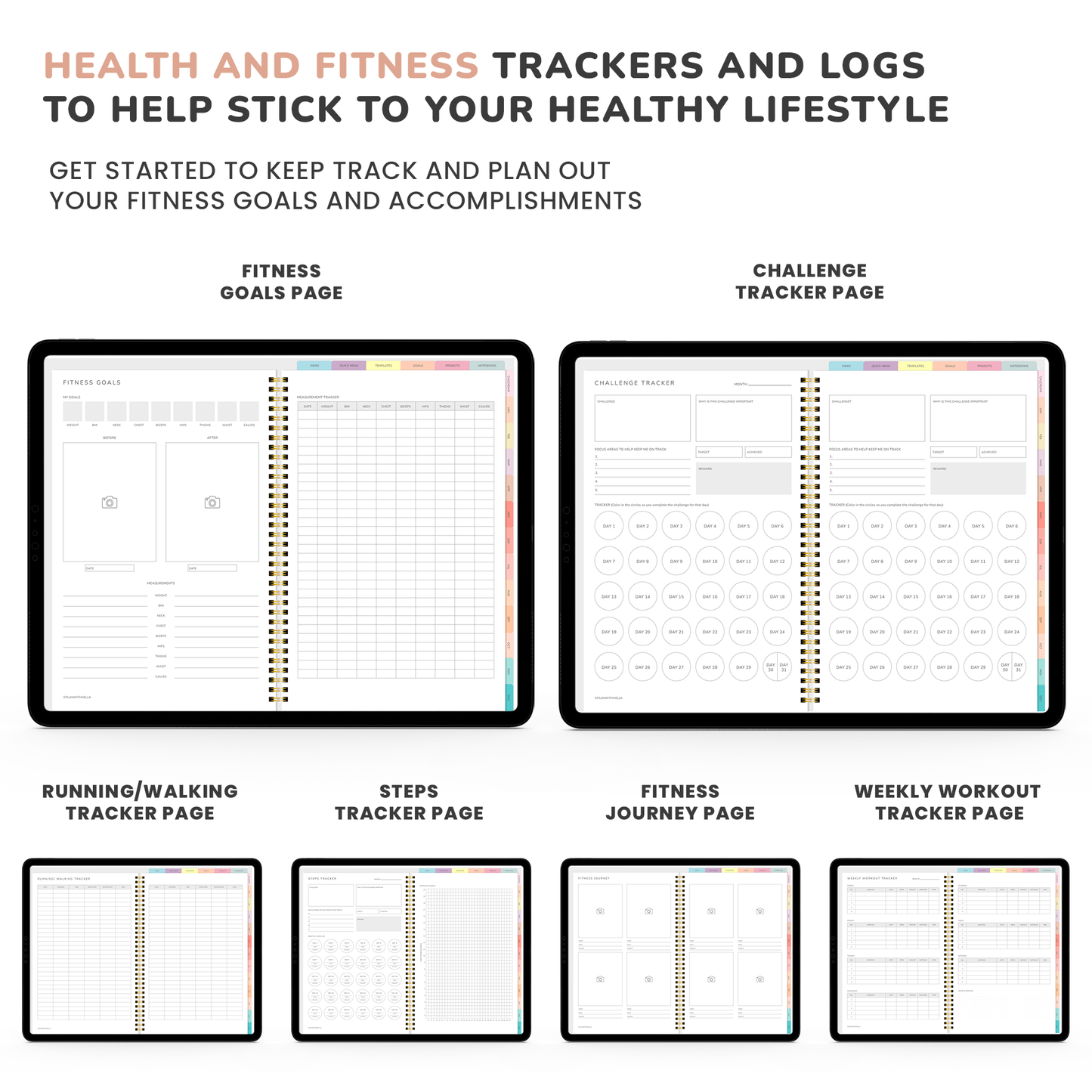 Digital Planner, Goodnotes Planner, iPad Planner, Notability Planner, Dated Digital Planner, 2023 2024 Undated Planner
