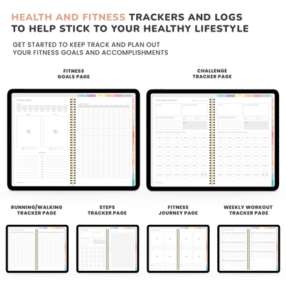 Digital Planner, Goodnotes Planner, iPad Planner, Notability Planner, Dated Digital Planner, 2023 2024 Undated Planner