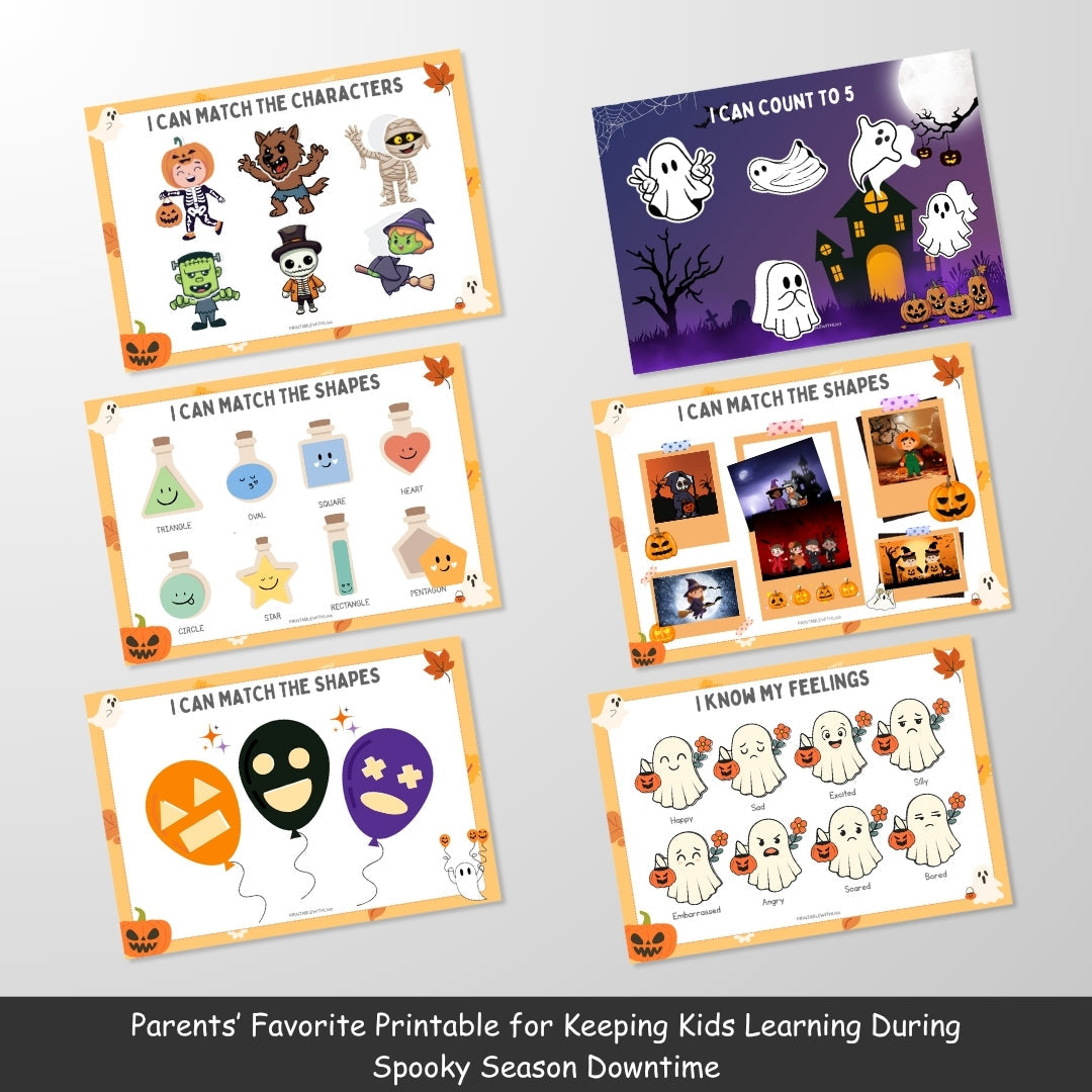 Halloween Busy Book for Toddlers & Preschoolers – Spooky-Smart Learning