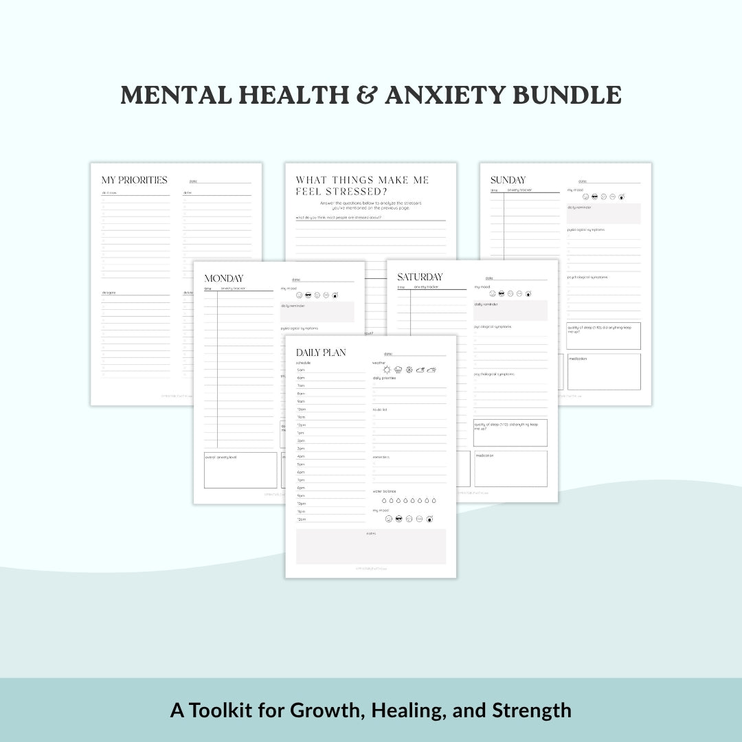Therapy and Recovery Bundle – Calm Anxiety, Heal Trauma, Reclaim Peace