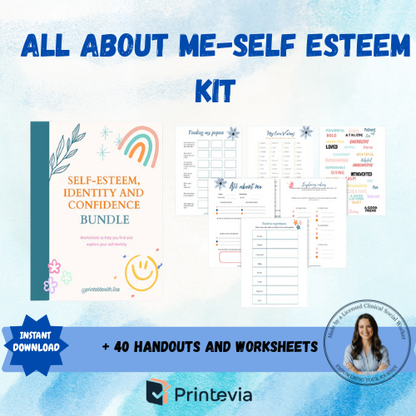 Teen mega 90% off bundle, therapy worksheets, healing journey, depression, anxiety, cognitive distortions, affirmations, boundaries