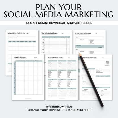 2025 Business Planner Printable BUNDLE, Small Business Planner, Business Planner