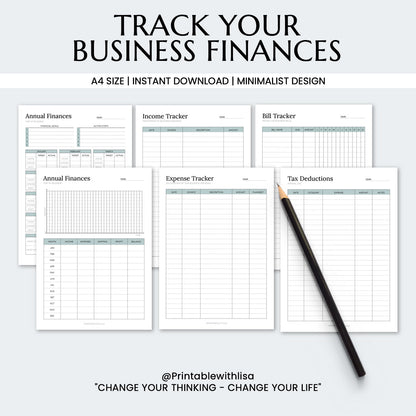 2025 Business Planner Printable BUNDLE, Small Business Planner, Business Planner