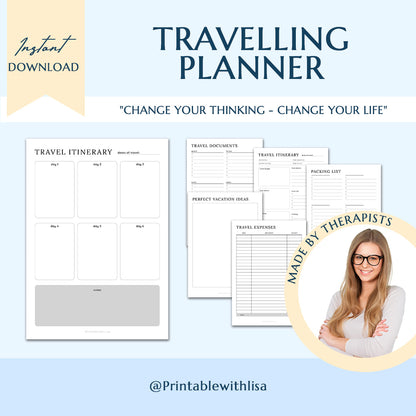 Ultimate ADHD Planner Bundle, ADHD Journal, ADHD Productivity Planner, ADHD Life Planner, Printable ADHD Planner