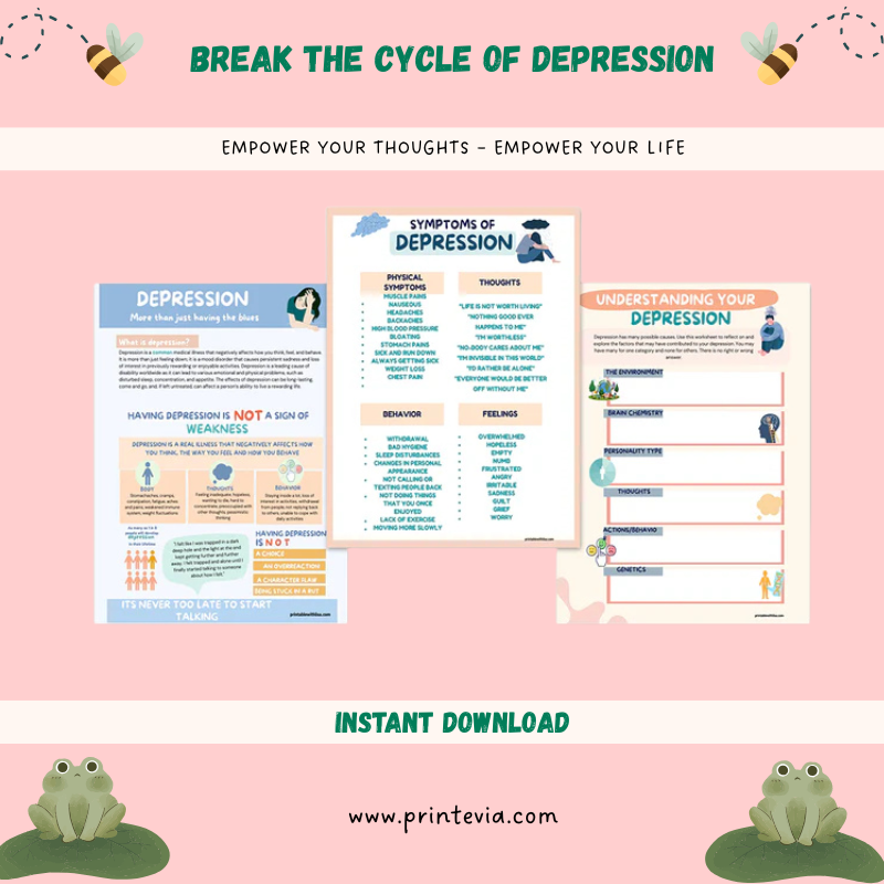 Therapy Worksheets Bundle – 90% Off | Psychology & Mental Health Resources