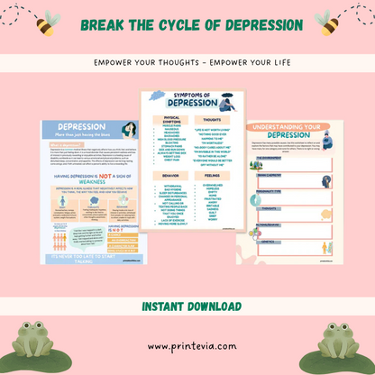 Therapy Worksheets Bundle – 90% Off | Psychology & Mental Health Resources