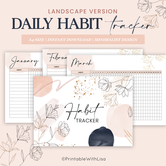 Daily Habit Tracker Printable