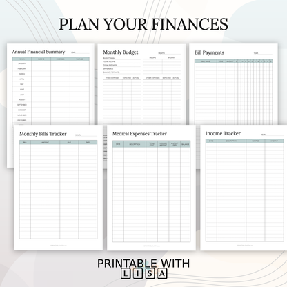 Household Binder Printable, Home Management Planner