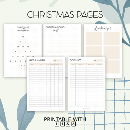 Bullet Journal Mega Bundle | 110+ Aesthetic Pages | Goal, Habit, Mood & Weekly Layouts